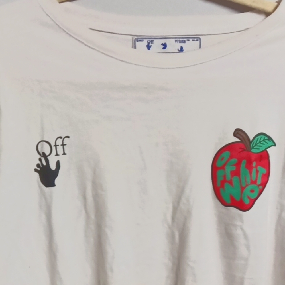 Off-White Kids White Graphic T-Shirt